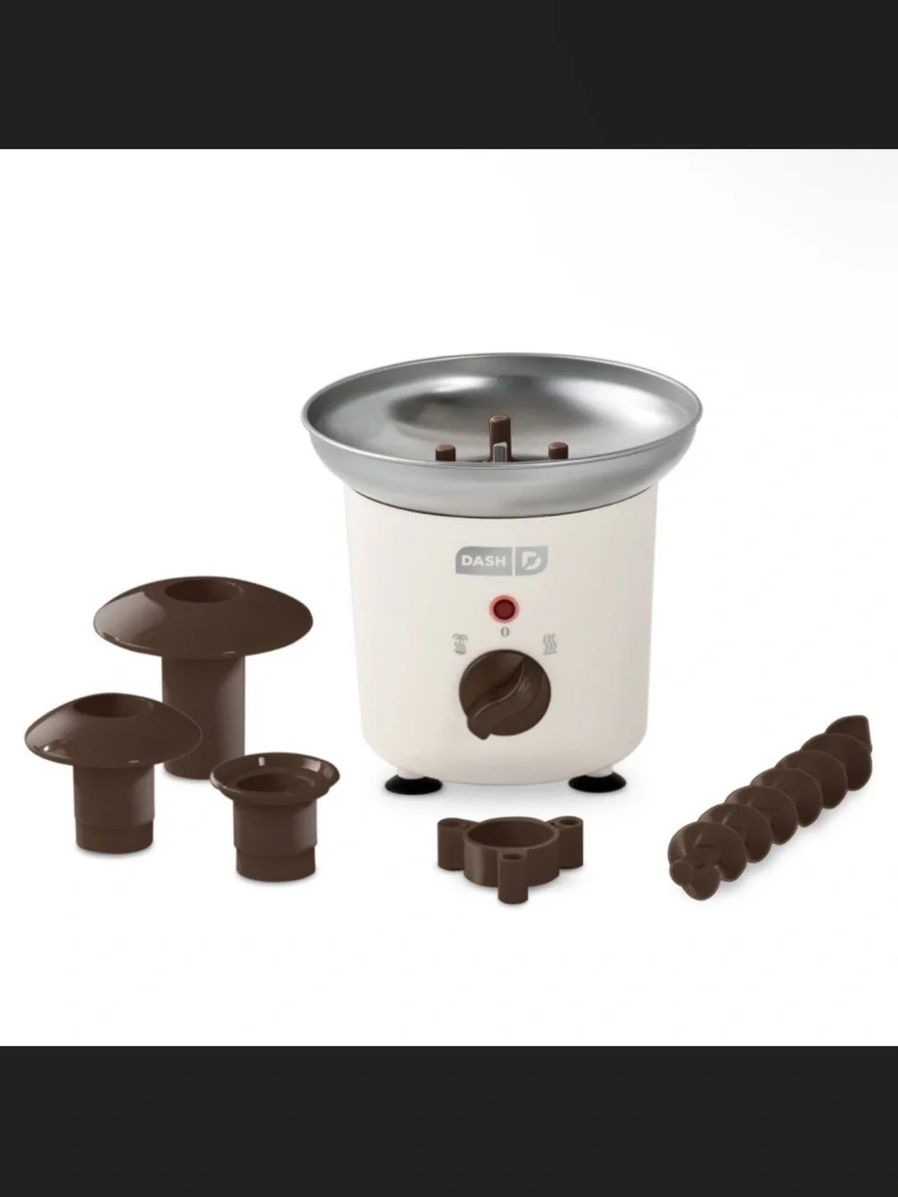 Dash Chocolate Fountain - Cream and Silver